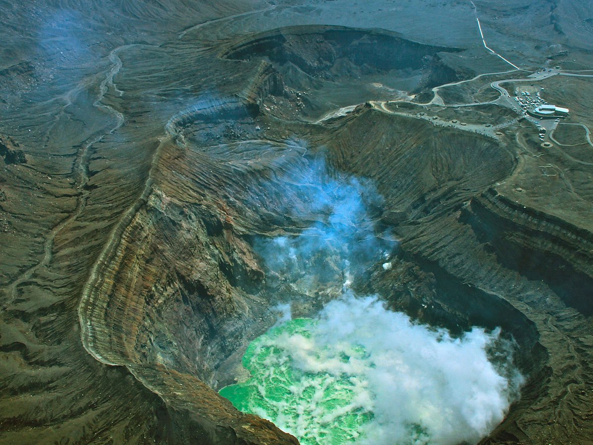🌋 아소산 나카다케 제1화구 이미지 4